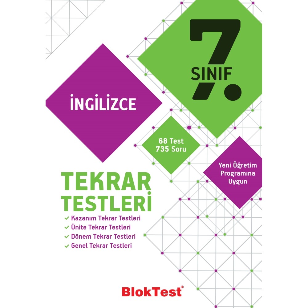 7.Sınıf İngilizce Tekrar Testleri