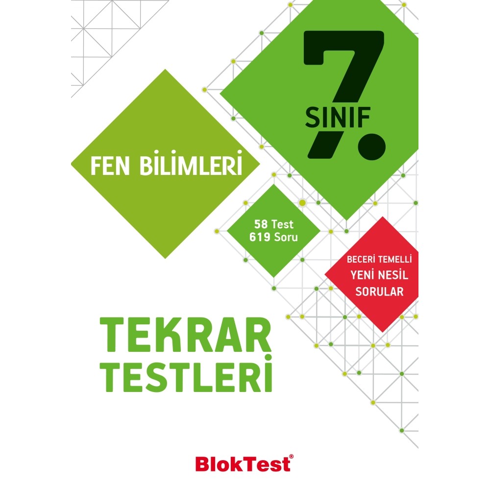 7.Sınıf Fen Bilimleri Tekrar Testleri