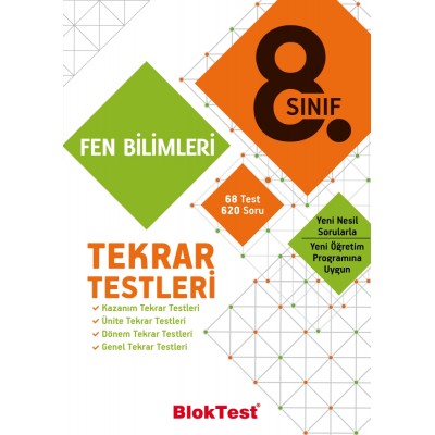 8.Sınıf Fen Bilimleri Tekrar Testleri