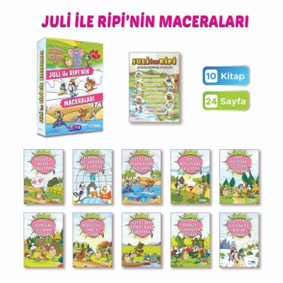 Juli ve Ripinin Maceraları 10 Kitap