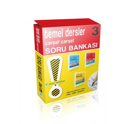 Çarşaf Çarşaf Tüm Dersler Soru Bankası 3 (Set)