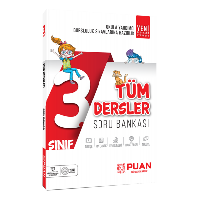 Puan Yayınları 3. Sınıf Tüm Dersler Soru Bankası