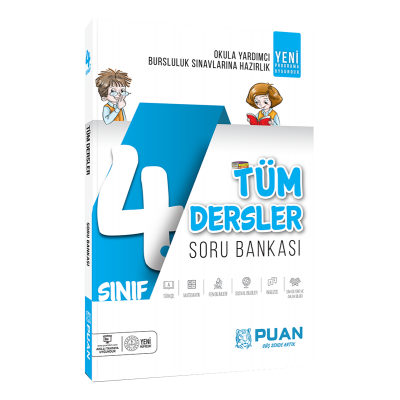 Puan Yayınları 4. Sınıf Tüm Dersler Soru Bankası