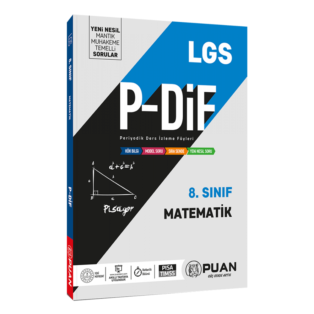 Puan Yayınları 8. Sınıf LGS Matematik PDİF Konu Anlatım Föyleri