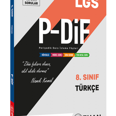 Puan Yayınları 8. Sınıf LGS Türkçe PDİF Konu Anlatım Föyleri