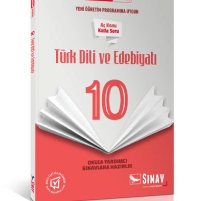 Sınav Yayınları 10. Sınıf Türk Dili ve Edebiyatı Akordiyon Kitap