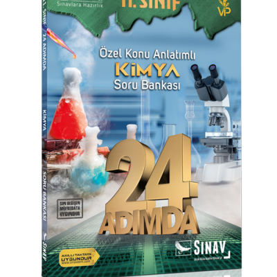 Sınav Yayınları 11. Sınıf Kimya 24 Adımda Özel Konu Anlatımlı Soru Bankası