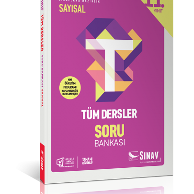Sınav Yayınları 11. Sınıf Tüm Dersler Sayısal Soru Bankası