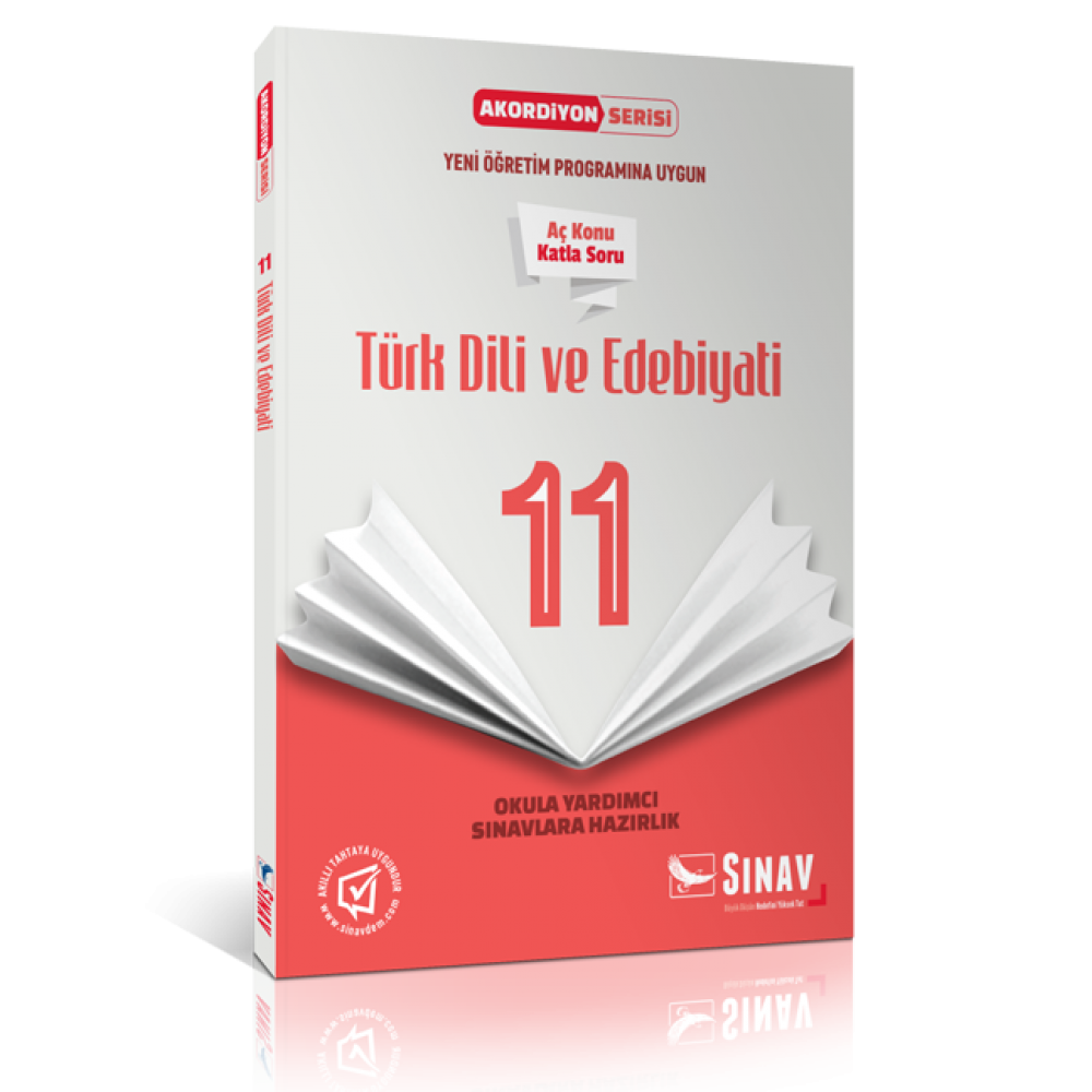 Sınav Yayınları 11. Sınıf Türk Dili ve Edebiyatı Akordiyon Kitap