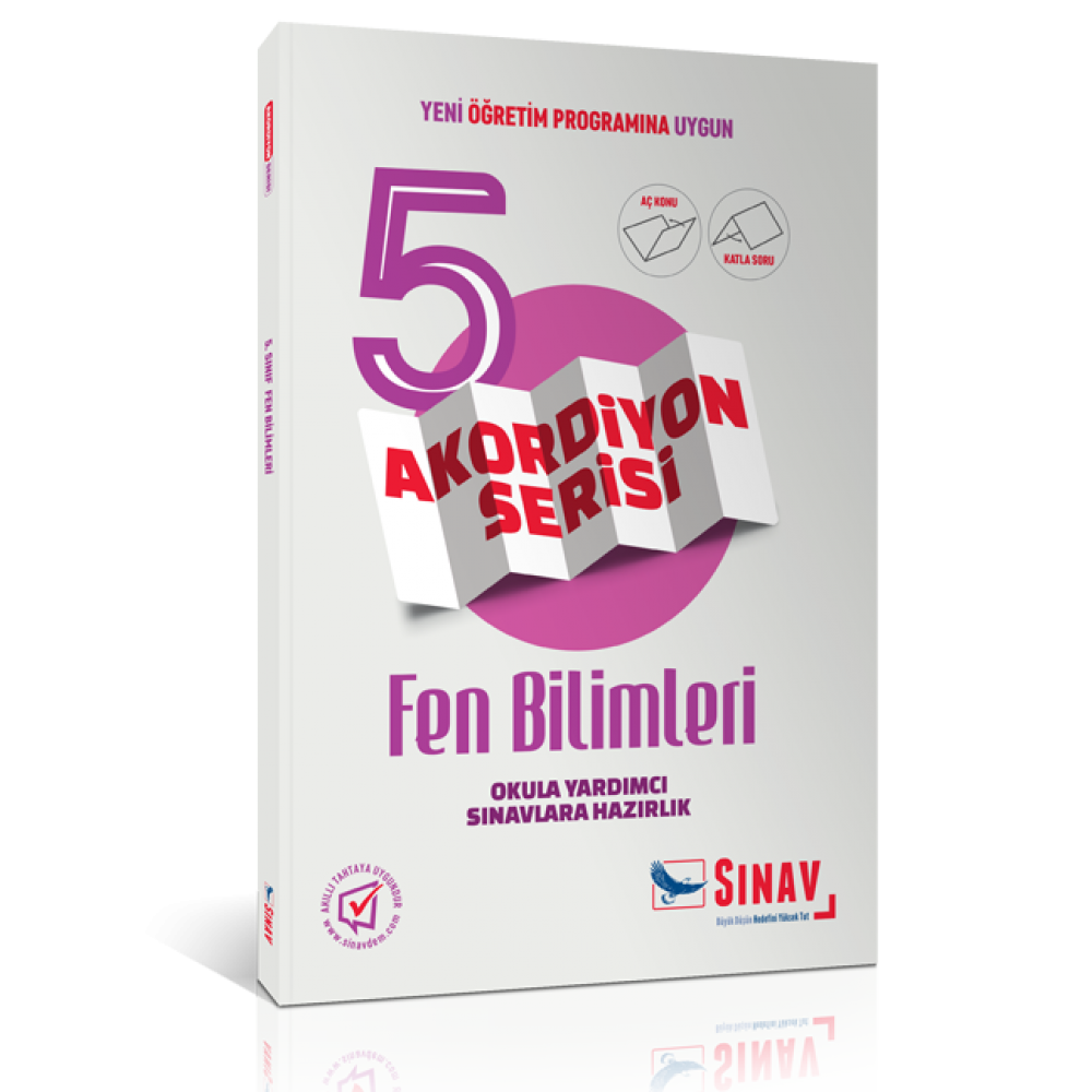 Sınav Yayınları 5. Sınıf Fen Bilimleri Akordiyon Kitap