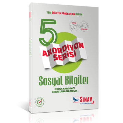 Sınav Yayınları 5. Sınıf Sosyal Bilgiler Akordiyon Kitap