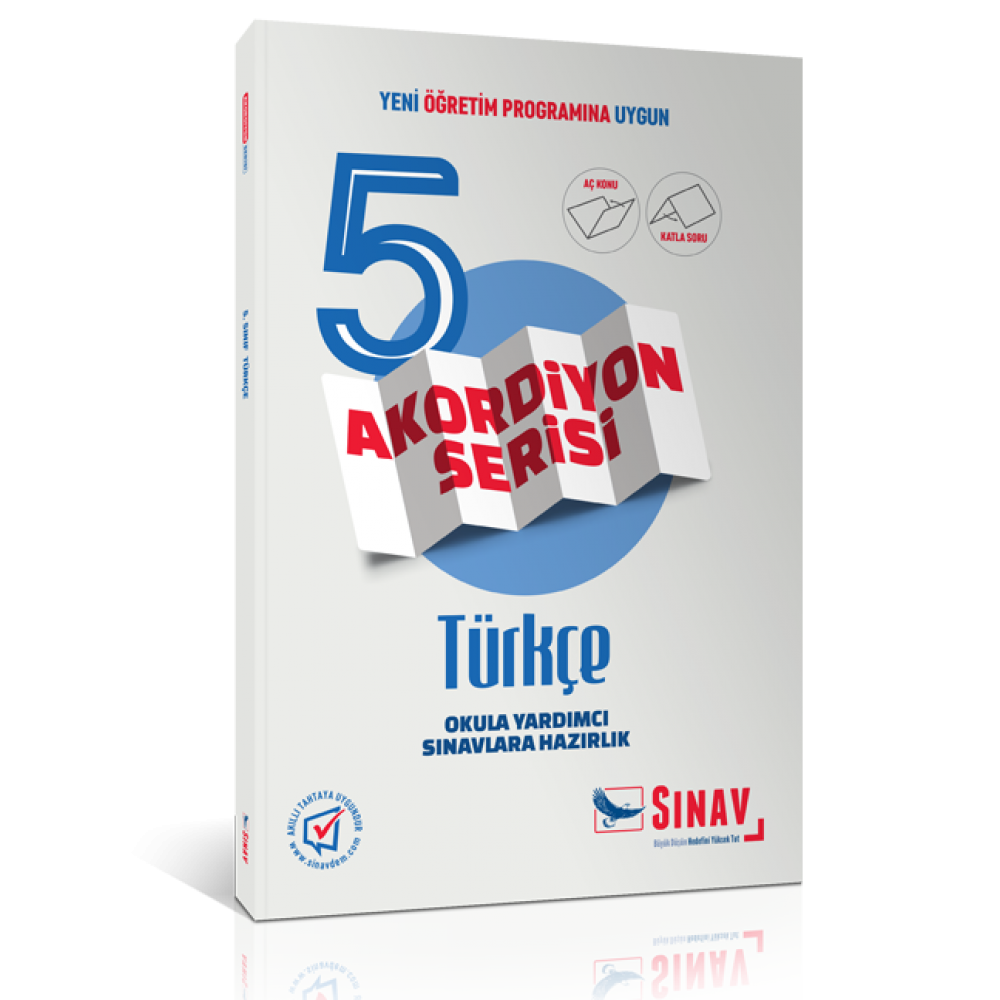 Sınav Yayınları 5. Sınıf Türkçe Akordiyon Kitap