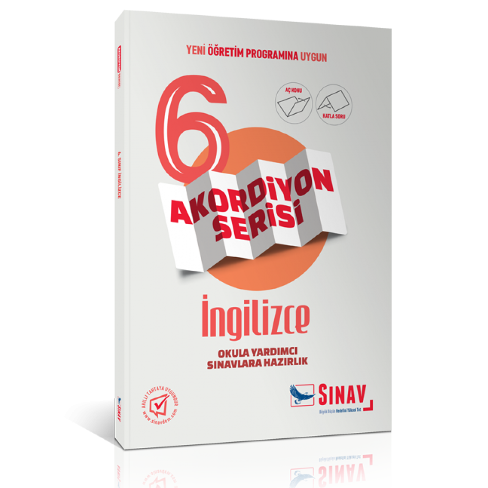 Sınav Yayınları 6. Sınıf İngilizce Akordiyon Kitap