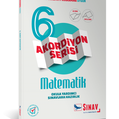 Sınav Yayınları 6. Sınıf Matematik Akordiyon Kitap