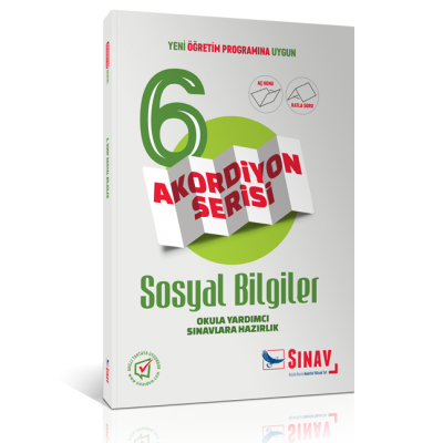 Sınav Yayınları 6. Sınıf Sosyal Bilgiler Akordiyon Kitap