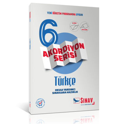 Sınav Yayınları 6. Sınıf Türkçe Akordiyon Kitap