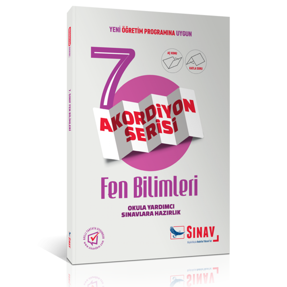 Sınav Yayınları 7. Sınıf Fen Bilimleri Akordiyon Kitap