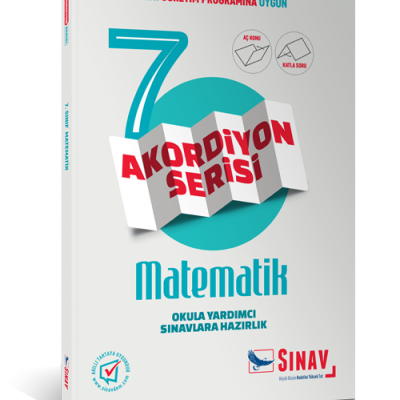 Sınav Yayınları 7. Sınıf Matematik Akordiyon Kitap