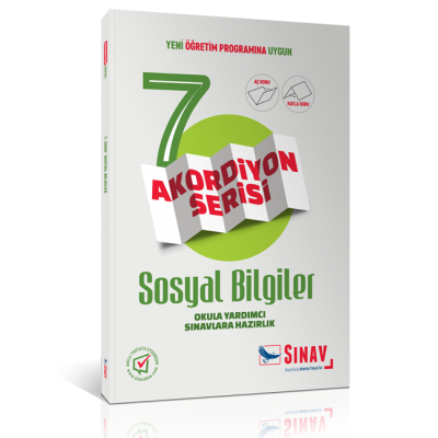 Sınav Yayınları 7. Sınıf Sosyal Bilgiler Akordiyon Kitap