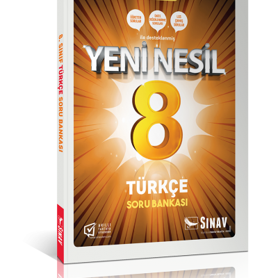 Sınav Yayınları 8. Sınıf LGS Türkçe Soru Bankası
