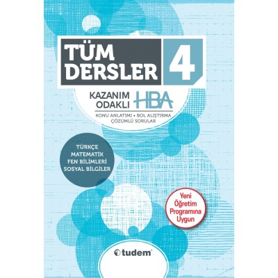 4.Sınıf Tüm Dersler Kazanım Odaklı HBA