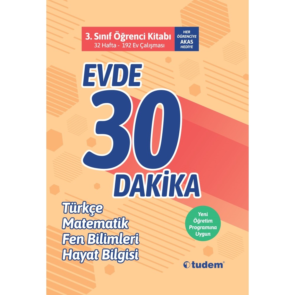 3.Sınıf Evde 30 Dakika Öğrenci Kitabı