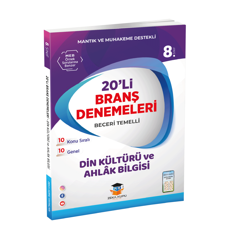 8. Sınıf 20′ li Branş Denemeleri Din Kültürü ve Ahlak Bilgisi